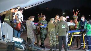 Children who were lost in Colombian jungle arrive in Bogota after rescue  AFP