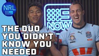 Funny Isaah Yeo and Brian Too make the ULTIMATE DUO State of Origin  NRL on Nine