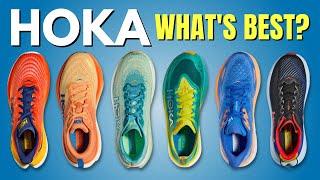 REVIEW OF EVERY HOKA RUNNING SHOE of 2023 - Comparison of CliftonRinconRocket XBondiMachMach X