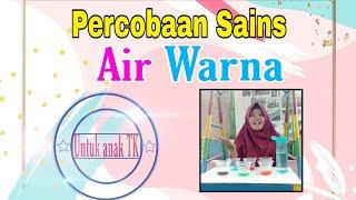 Percobaan Sains Air Warna  For Kindergartens