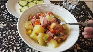 Makkarakeitto aka Sausage soup  Finnish delicacy