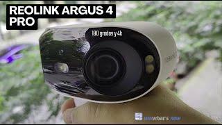Reolink Argus 4 pro una cámara 4K con 180 grados de visión