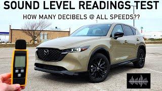 Is the 2024 Mazda CX-5 the QUIETEST Compact SUV??  Full dB Sound Level Test at Various Speeds