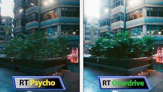 Cyberpunk 2077  Overdrive Path Tracing Comparison  RT OFF - Psycho - Overdrive