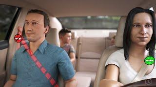 Seat Belts Save Lives Full-Length Safety Animation