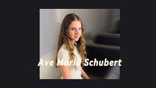 Ave Maria Schubert - Singer Performs Ave Maria on Piano  Sophie Ghosn