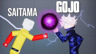 SAITAMA vs Gojo Satoru Jujutsu Kaisen Mod - People Playground