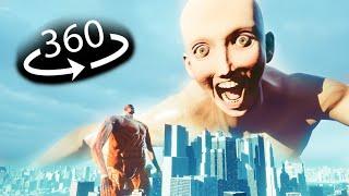 360° BIGGEST TITAN SIZE EVER  Attack on Titan