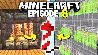 Building a Creeper Farm and Sugar Cane Farm  Lets Play Vanilla Minecraft 1.21 Episode 8