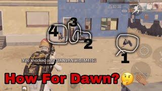 How to downing four enemies in 30 seconds?  Pubg mobile