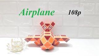 Magic Snake Puzzle or Xếp Hình Rắn 108 Pieces - Airplane
