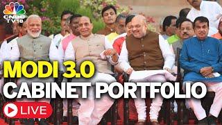 Modi 3.0 Government LIVE Portfolio Allocation To Ministers Of The New Government  NDA Govt  N18L