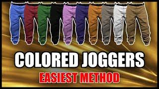 GTA5 Online I *PATCHED* How To Get All Colored Joggers