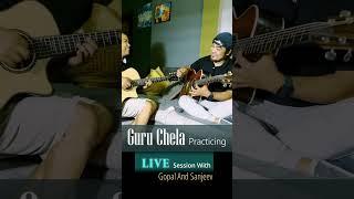 Guru Chela Jamming Gulabi Aankhen Jo Teri Dekhi  Acoustic Guitar Jam Session .Mohammed Rafi