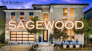 SAGEWOOD  THE EVERGREENS AT THE MEADOWS  LAKE FOREST ORANGE COUNTY CA