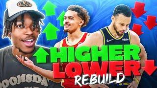 NBA Higher or Lower Rebuild in NBA 2K23