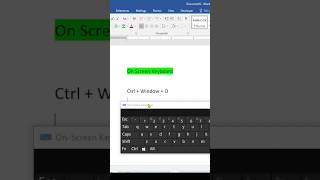 Activate On-Screen Keyboard with Keyboard Shortcuts  Easy Accessibility Tips