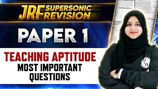 UGC NET Paper 1  Most Important Questions of Teaching Aptitude for UGC NET Exam  Gulshan Akhtar