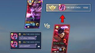 CHOOU VS TOP 1 GLOBAL MYANMAR CHOU 1000 WHO WIN?