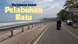 PELABUHAN RATU Perjalanan Indah ke Pelabuhan Ratu Sukabumi - motovlogger motovlog indonesia