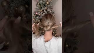 60 Second Low Bun Easy Hairstyle #lowbun #shorts #messybun