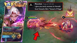 HANABI NEW SOUL VESSELS SKIN VESSEL OF RAGE IS FINALLY HERE early access