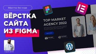 Создание сайта на wordpress - верстка сайта из figma  Wordpress и Elementor