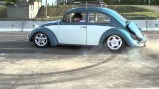 Drifting a VW Beetle