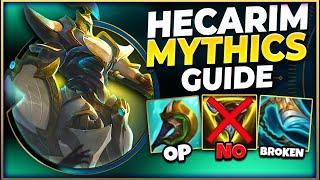 ULTIMATE HECARIM MYTHICS GUIDE  LEARN WHEN TO BUILD THESE MYTHICS IN SEASON 11 - League of Legends