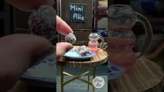 Miniature Food Eating Tiny Donuts Kuih Keria #minicooking #minifood