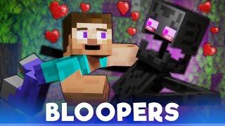 Enderman Attack BLOOPERS - Alex and Steve Life Minecraft Animation