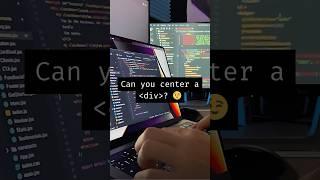 Can you center a div?  #codememe #webdeveloper