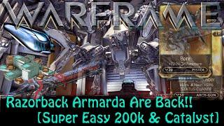 Warframe - Razorback Armada Is Back Easy 200k & Catalyst