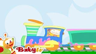 Train   Colors and Shapes 1 Hour Special  Preschool Videos  Cartoon for kids@BabyTV