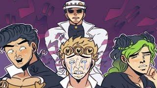 JoJo Comic Dubs IF YOU LAUGH RESTART THE VIDEO IMPOSSIBLE CHALLENGE Stone Ocean Golden Wind JJBA