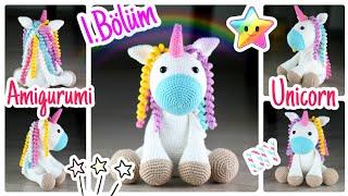 Amigurumi Unicorn Yapımı - Kafa Yapılışı 1.Bölüm #ayseilediy