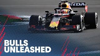 Max Verstappen and Sergio Perez drive the RB16B at Silverstone