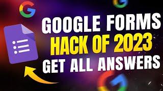 Temukan Peretasan Google Formulir Terbaik tahun 2023 Dapatkan SEMUA Jawaban Super Mudah & Cepat