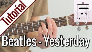 The Beatles - Yesterday  Gitarren Tutorial Deutsch