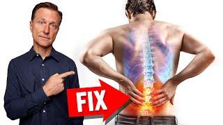 How to Fix Your Low Back Pain INSTANTLY - Dr. Berg