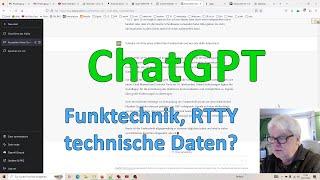 ChatGPT ► Funktechnik ► RTTY ► Kurzwelle ► Ernährung