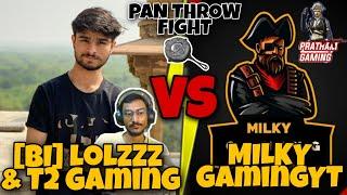 LoLzZz Gaming VS Milky GamingYT & Pratham  T2 Gaming Pan Fight  Again Knocked  PUBGM  MN squad