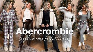 10 COMFY COZY HOLIDAY LOOKS from ABERCROMBIE  LAST MINUTE COZY GIFTS