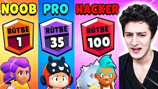 BRAWL STARS NOOB VS PRO VS HACKER