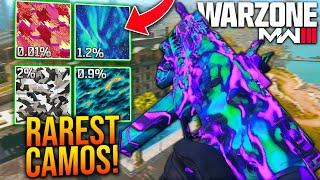 WARZONE The 10 RAREST CAMOS You Can Own