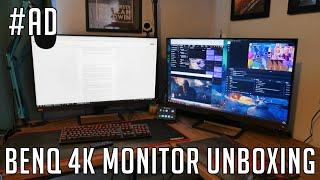 BenQ EW3280U 4K Entertainment Monitor Unboxing #AD