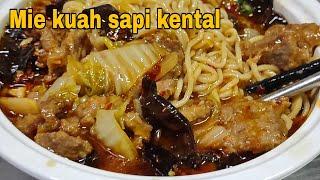 Mie kuah sapi kental  style Chinese autentik  ala nanang kitchen