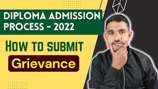 How to submit grievance after Provisional Merit List?  Diploma Admission 2022 