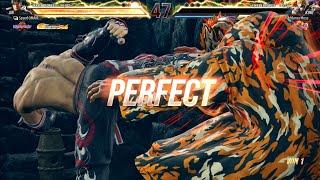 My first 3 round 7 GOLDEN LETTERS  PERFECT  in Tekken 8