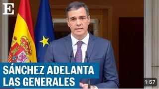 Pedro Sánchez adelanta las elecciones generales al 13 de Octubre  